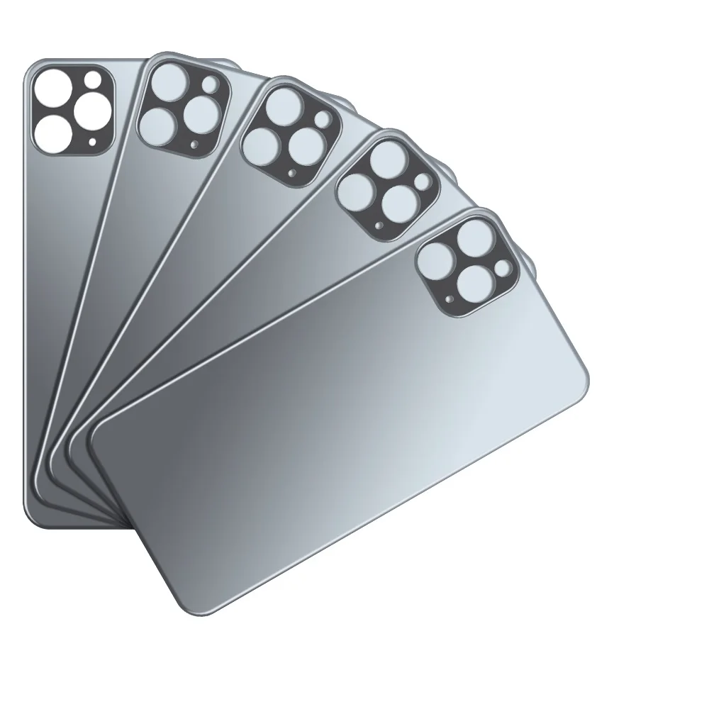 BIG Hole Battery Back cover glass  For iPhone 11 Pro max Battery Back Cover Rear Glass Housing Adhesive For iPhone 11 Pro Max