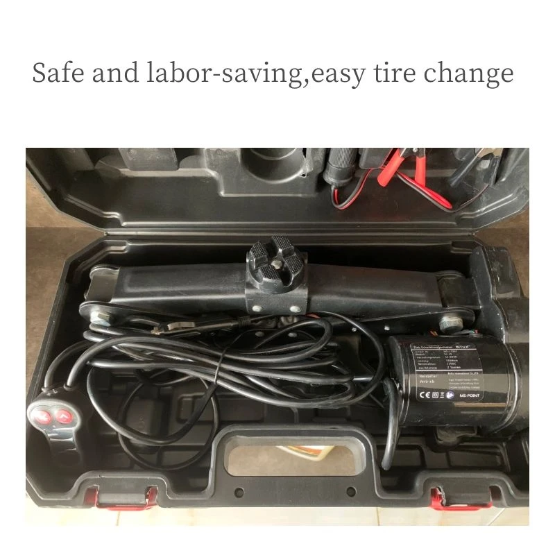 
12V CE 3 Ton electric scissor Car Jack kit Vertical Hydraulic customized color and parts 