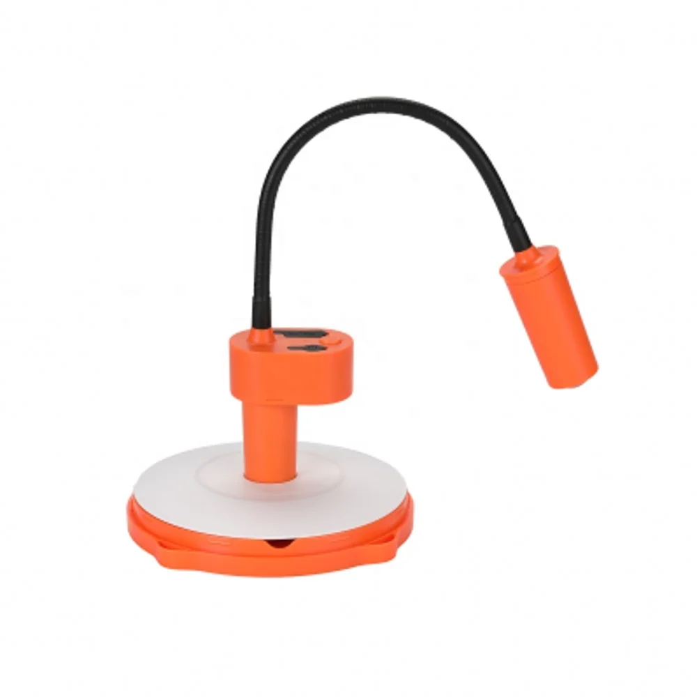 Multi-Function Durable Solar/USB Rechargeable 4 Lighting Mode Portable Emergency Light Rechargeable Lamp For Camping