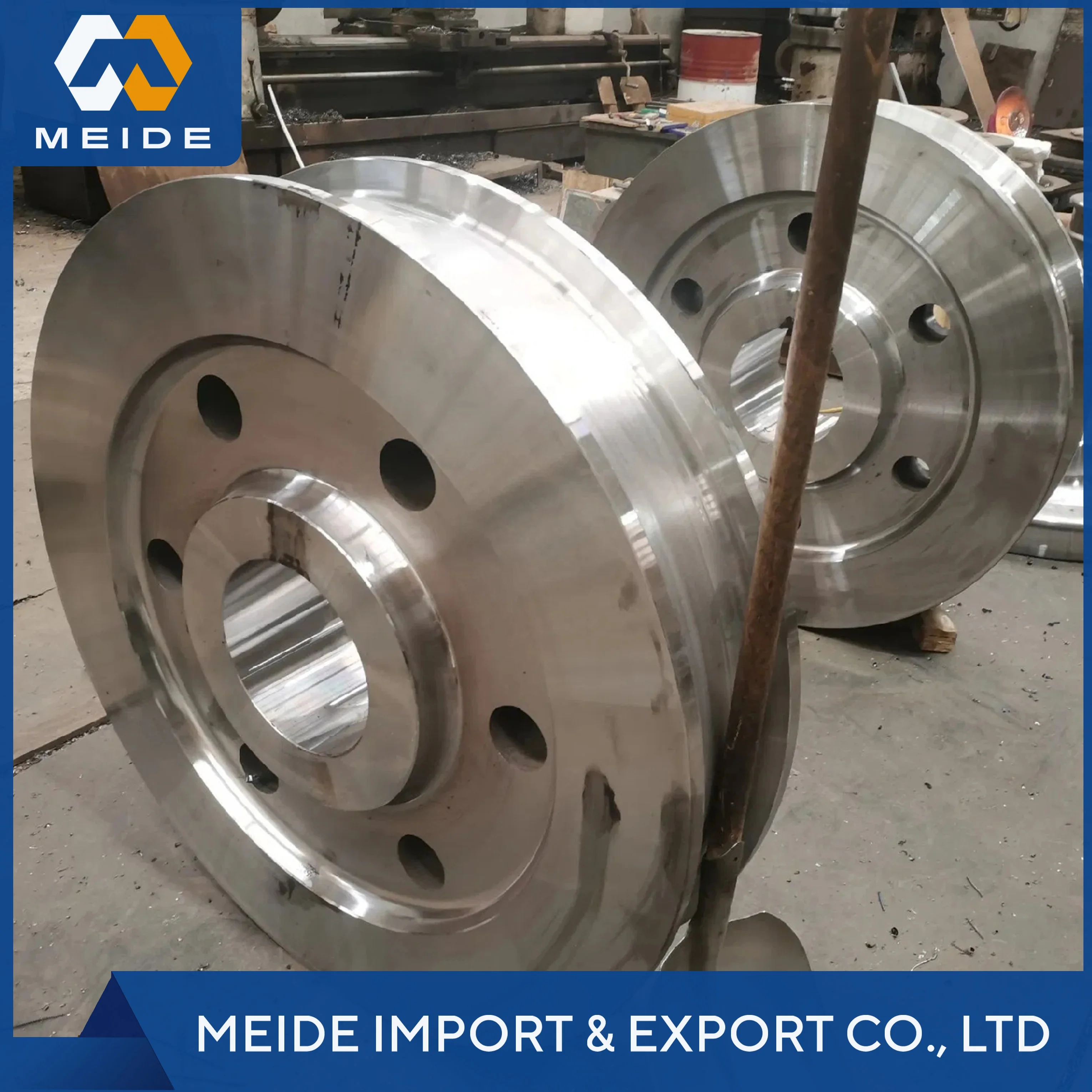 Forged Steel Wheel S255Jr 22.5 Tube Truck Steel Wheels Rims 2205 Stainless Ring 20Crnimo Round Steel