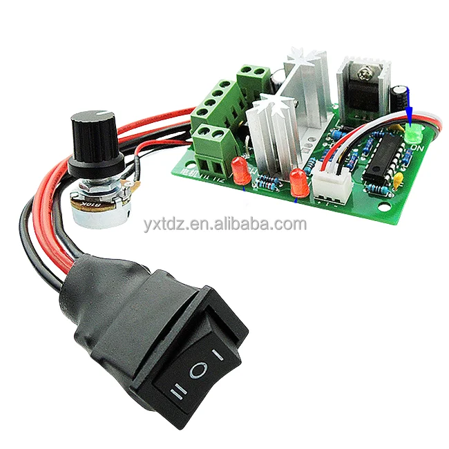 Регулятор двигателя постоянного тока YIXINTAI CCM2 10V12V24V30V переключатель вперед и назад PWM DC контроллер 120 Вт