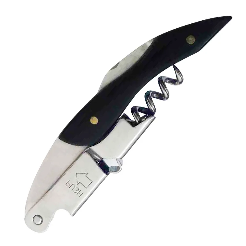 Wine Opener - Professional Corkscrew Wine Bottle Opener Foil Cutter - Manual Wine Key Bottle Openers for Waiters, Bartenders