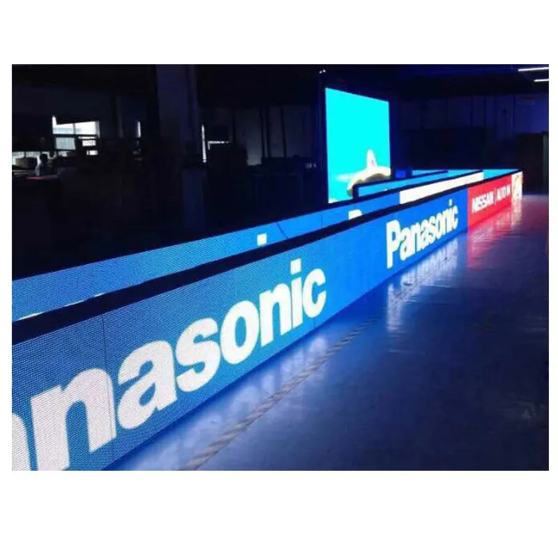 Popular outdoor P10 1/4scanning stadium sports led screen with soft protection module mask