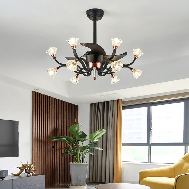 Прямая поставка, новый дизайн, люстра, потолочный вентилятор, потолочный вентилятор с подсветкой, декоративный, с дистанционным управлением