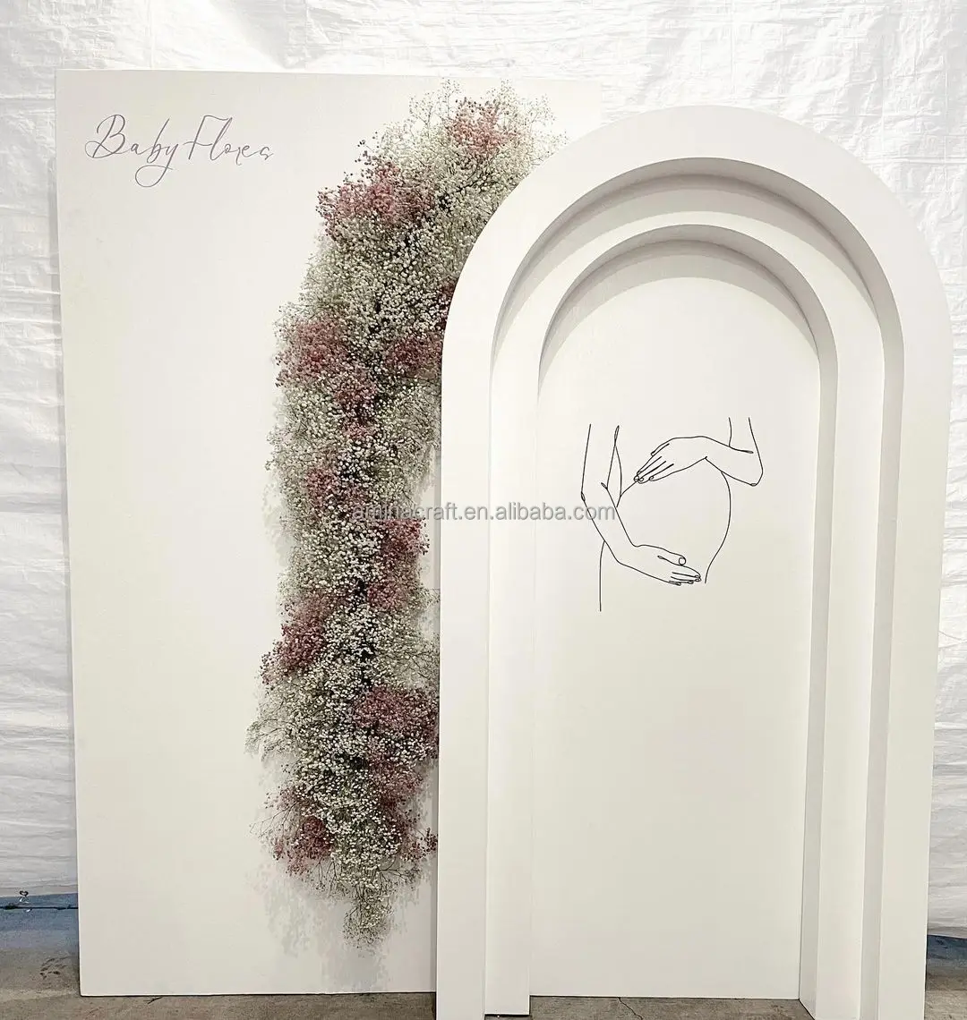 Amina Craft Wedding Event Stage Decor Backdrop Acrylic Backdrop Supplier Wholesale Wedding Event Arch For wedding decoration