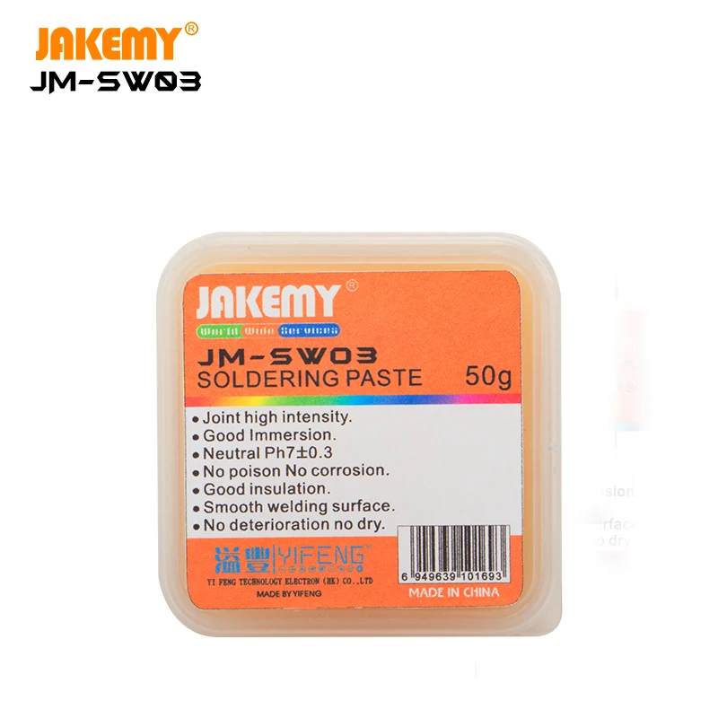  JAKEMY JM-SW03 паяльная паста Оловянная для ремонта электроники мобильного телефона