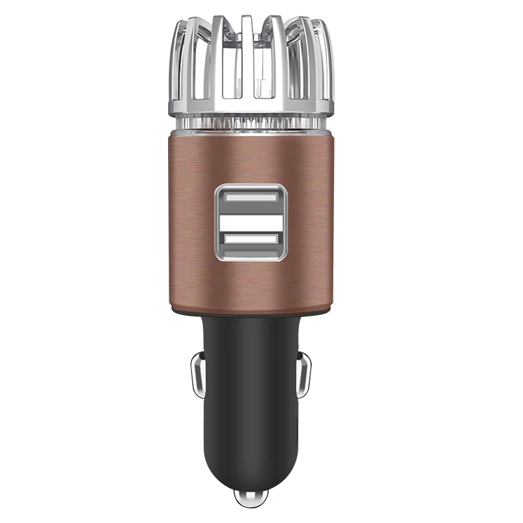 Оптовая продажа с фабрики 2021 автомобильное зарядное устройство Usb автомобильный очиститель воздуха разъемом портативный мини-очиститель для автомобиля ионизатор