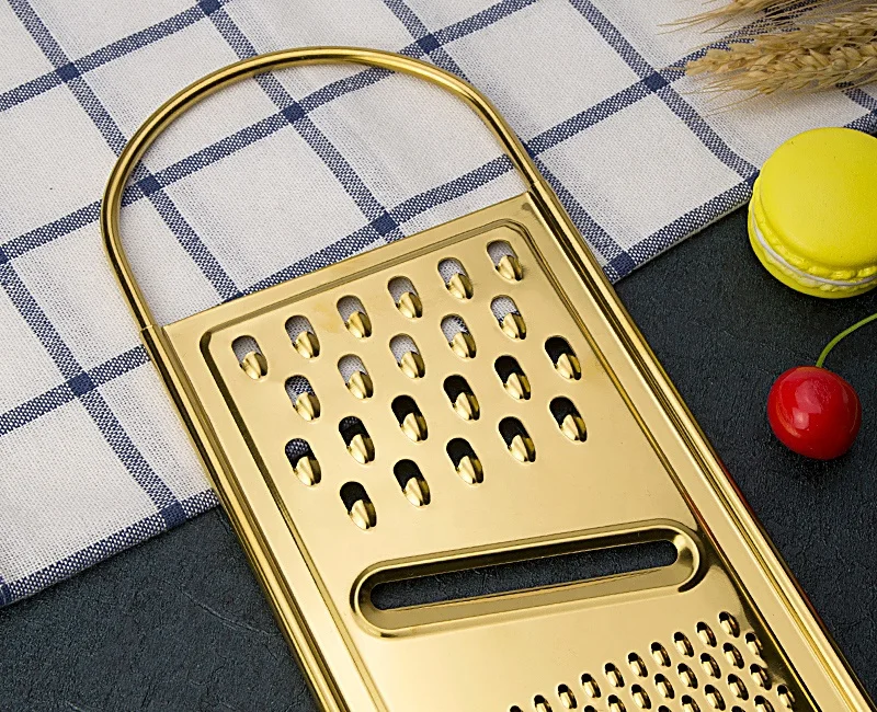 Factory Price multifunctional  Kitchen Tools Manual Gold color  Vegetable/Cheese/Garlic Grater