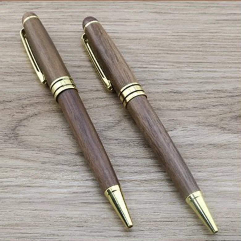 2023 hot sale engraved personalized wooden pen business gift walnut wood pens