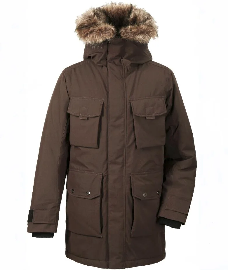 Classic Fully Taped Waterproof Winter Parka Mens Long Coat