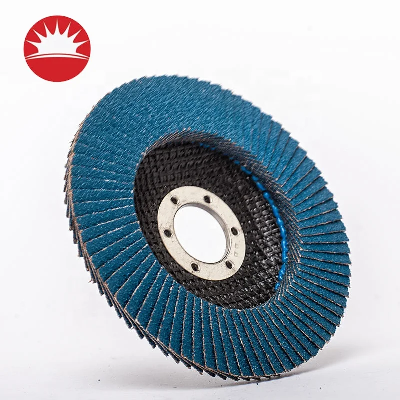 4.5inch of 115mm curved edge flap discs with metal backing flap disc high quality