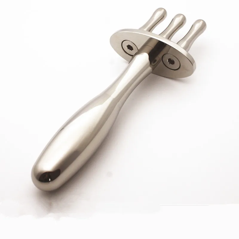 Special meridian Self Massage Tool massager Therapy Fork Lift magnetic Metal Steel massage Labeling