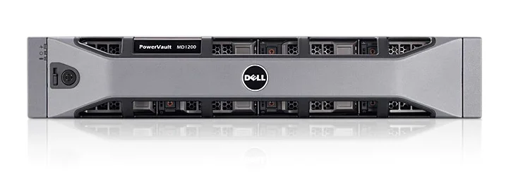 Hot Sale Delll PowerVault MD1200 12 LFF bay double Controller Storage MD1200