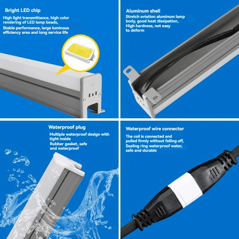 Wholesale IP66 Addressable Programmable Facade Lighting Bar Type LED Light Led Pixel Bar DMX Pixel Tube Led Bar