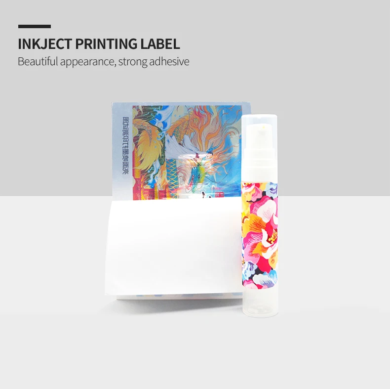 Self Adhesive Inkjet printable Vinyl Roll waterproof holographic label Inkjet Printing paper