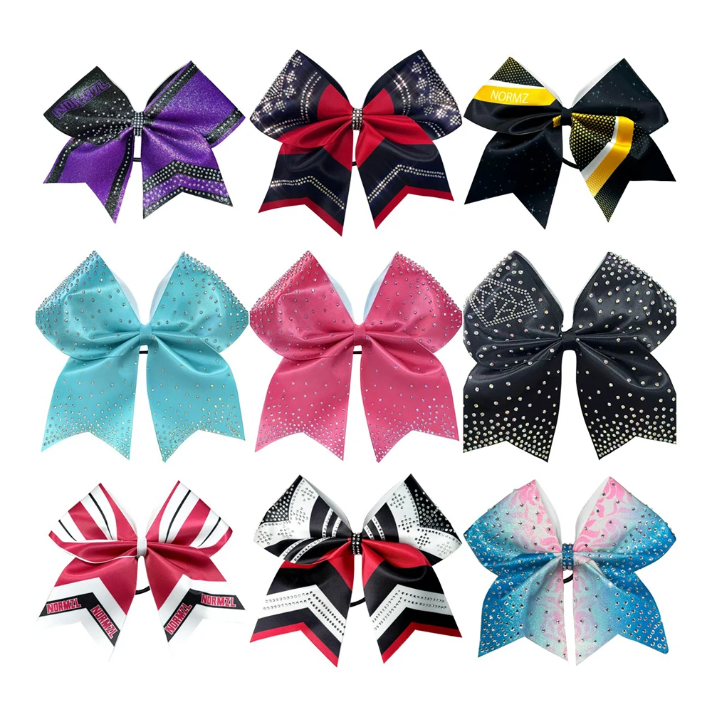 Wholesale Cheer Bows Custom Sublimated Cheer Bow For Cheerleader