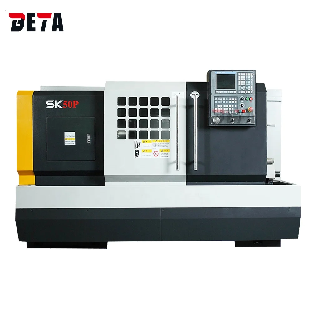 SK40P Metal tools automatic low price machine Horizontal flat bed CNC lathe