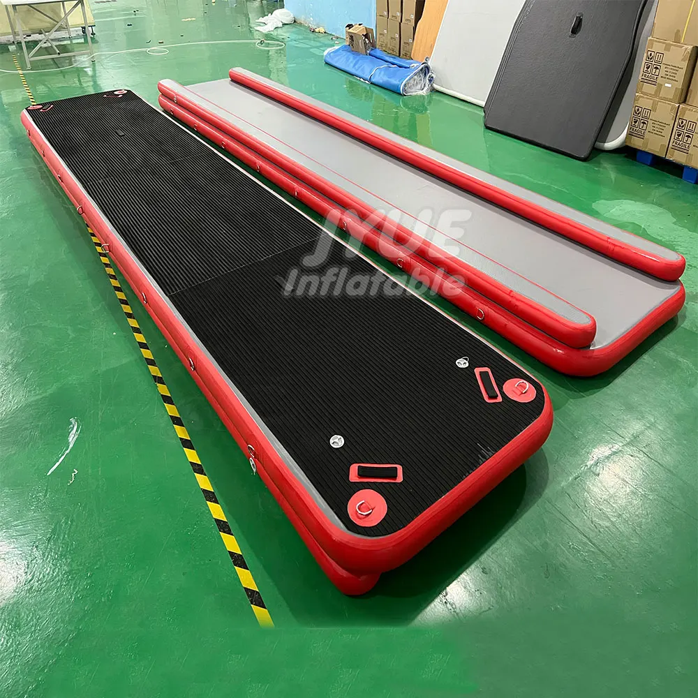 Drop Stitch Material Inflatable Walking Mat Floating Dock Rescue Bridge Path Walkway For Rescue Team