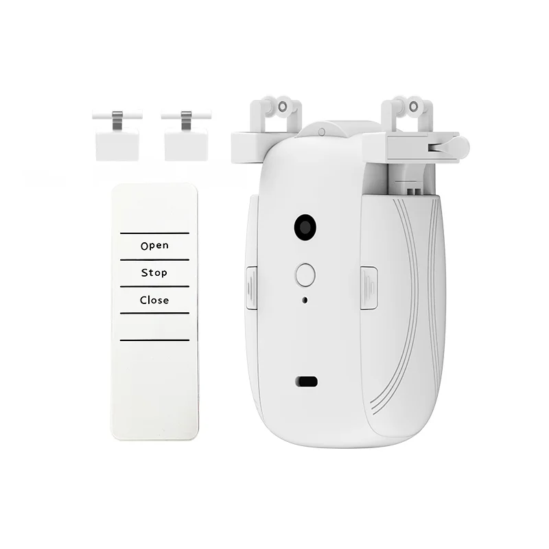 Smart Home Tuya Wifi Control Low Noise Motorized Automatic Electric Rod Curtain Motor