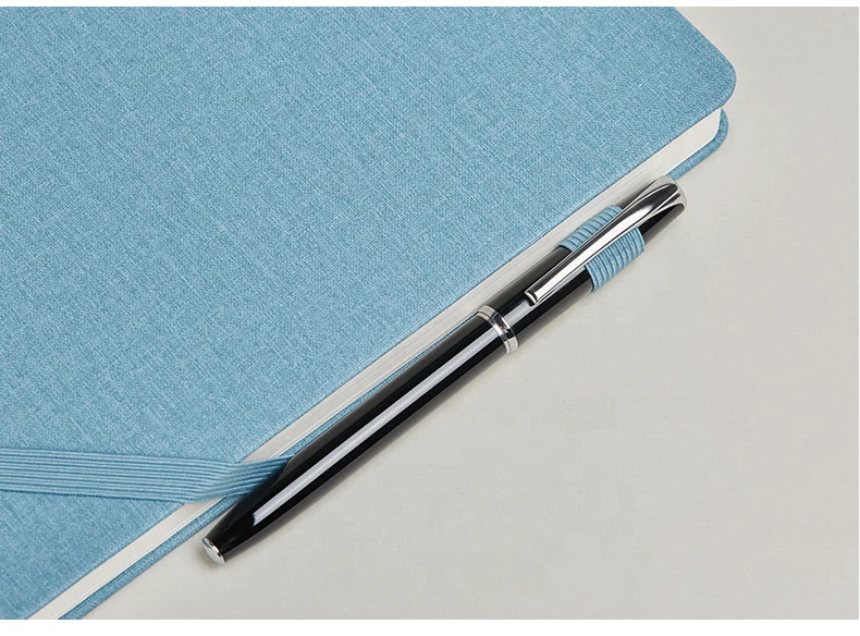 A5 custom journal softcover or hardcover leather notebook 2023 with box packing
