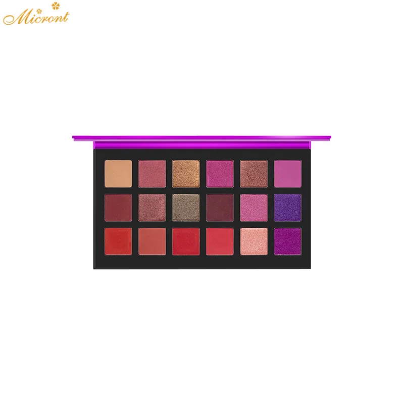 No Logo Makeup Eye shadow Pallet High Quality Matte Shimmer Private Label 18 Color Eyeshadow Palette