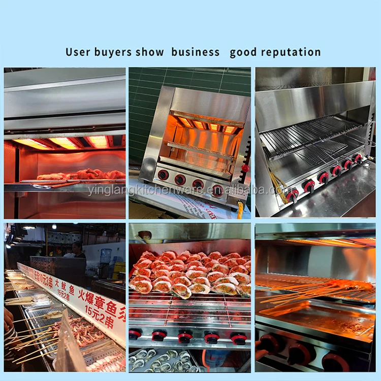 Gas Stove burner Infrared Liquefied Petroleum Surface Ten Burners 20.5KW Thermal Power