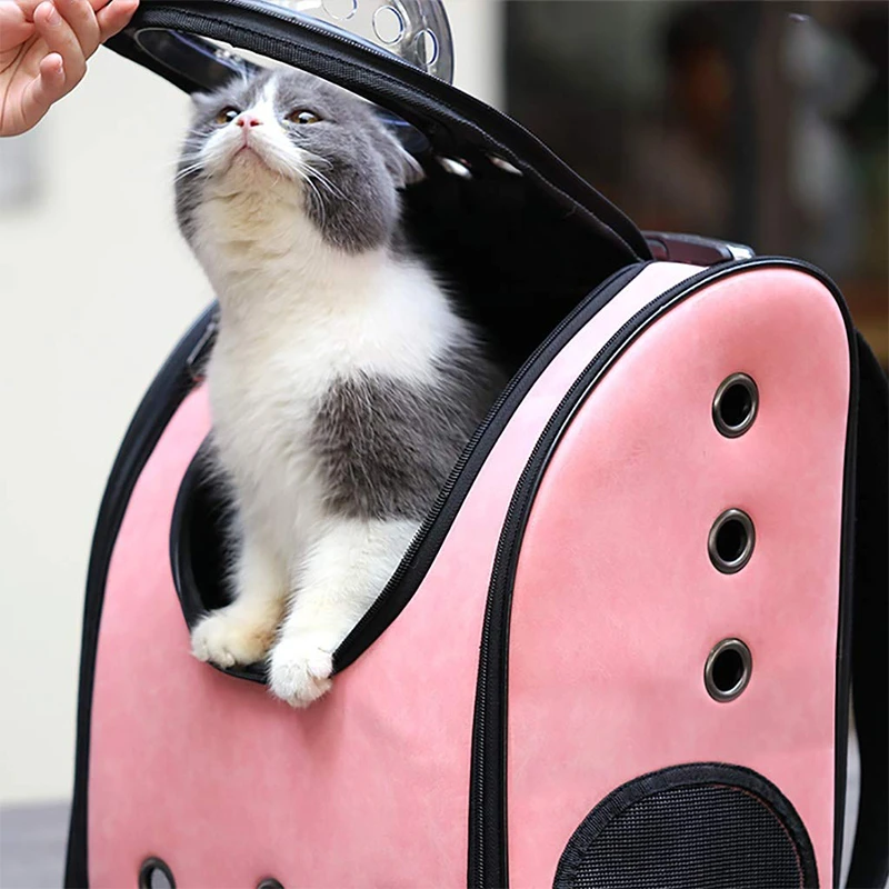 Pet breathable Backpack Carriers for Cats Dog Carrier Backpack bag for Travel