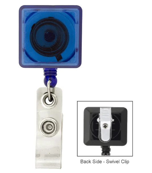 Top Quality Promotional Custom Metal Retractable Badge Reel With Hook