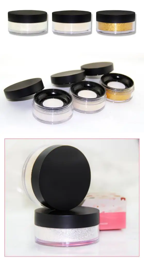
Wholesale Makeup Shimmer Loose Powder Glow Highlighter Powder Make Your Own Brand Private label 3D Diamond Powder Makeup 