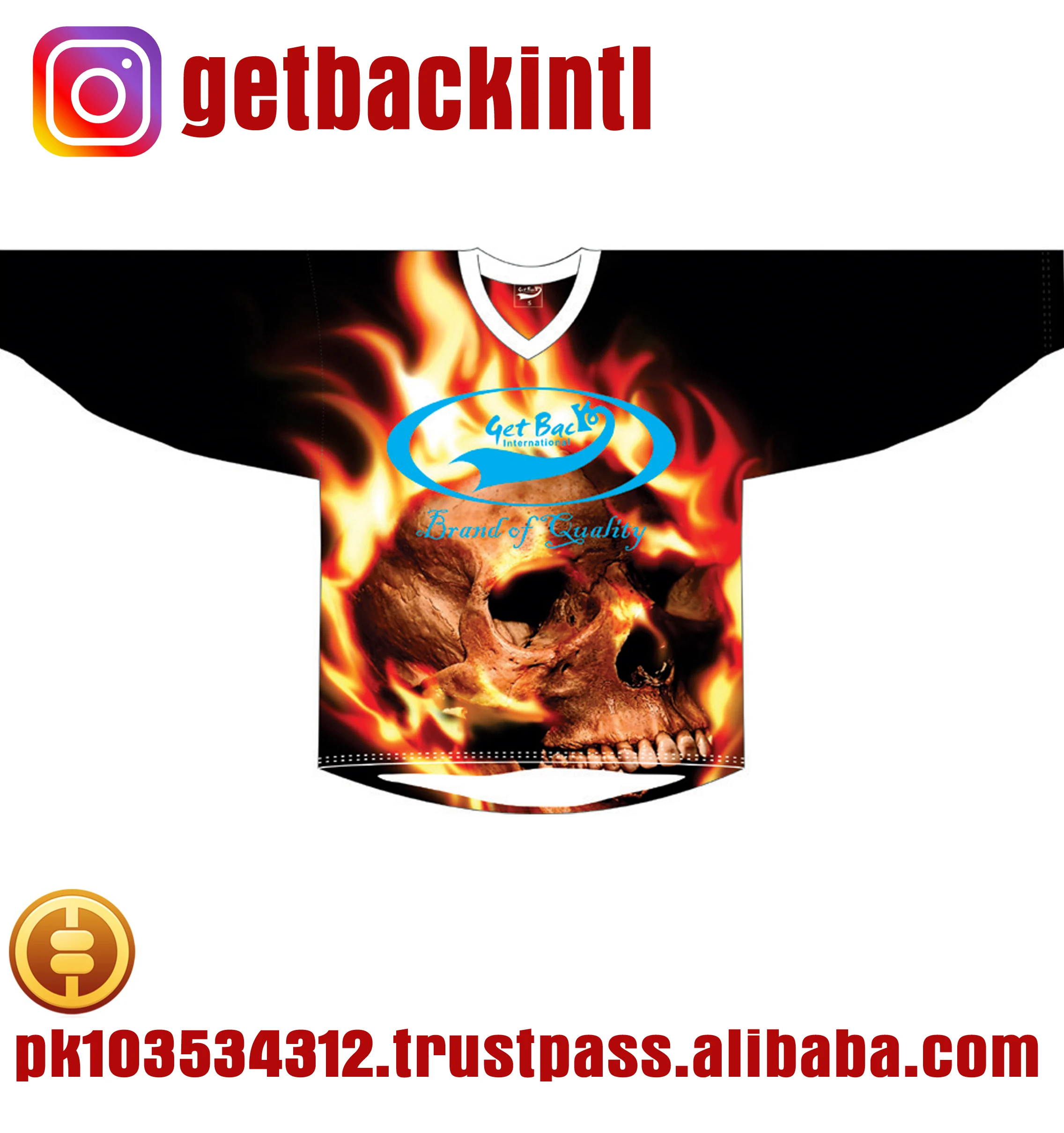 High Quality Custom 100% Polyester Mesh Ice Hockey Jerseys Sublimation Print Genre-Specific Wear for Hockey