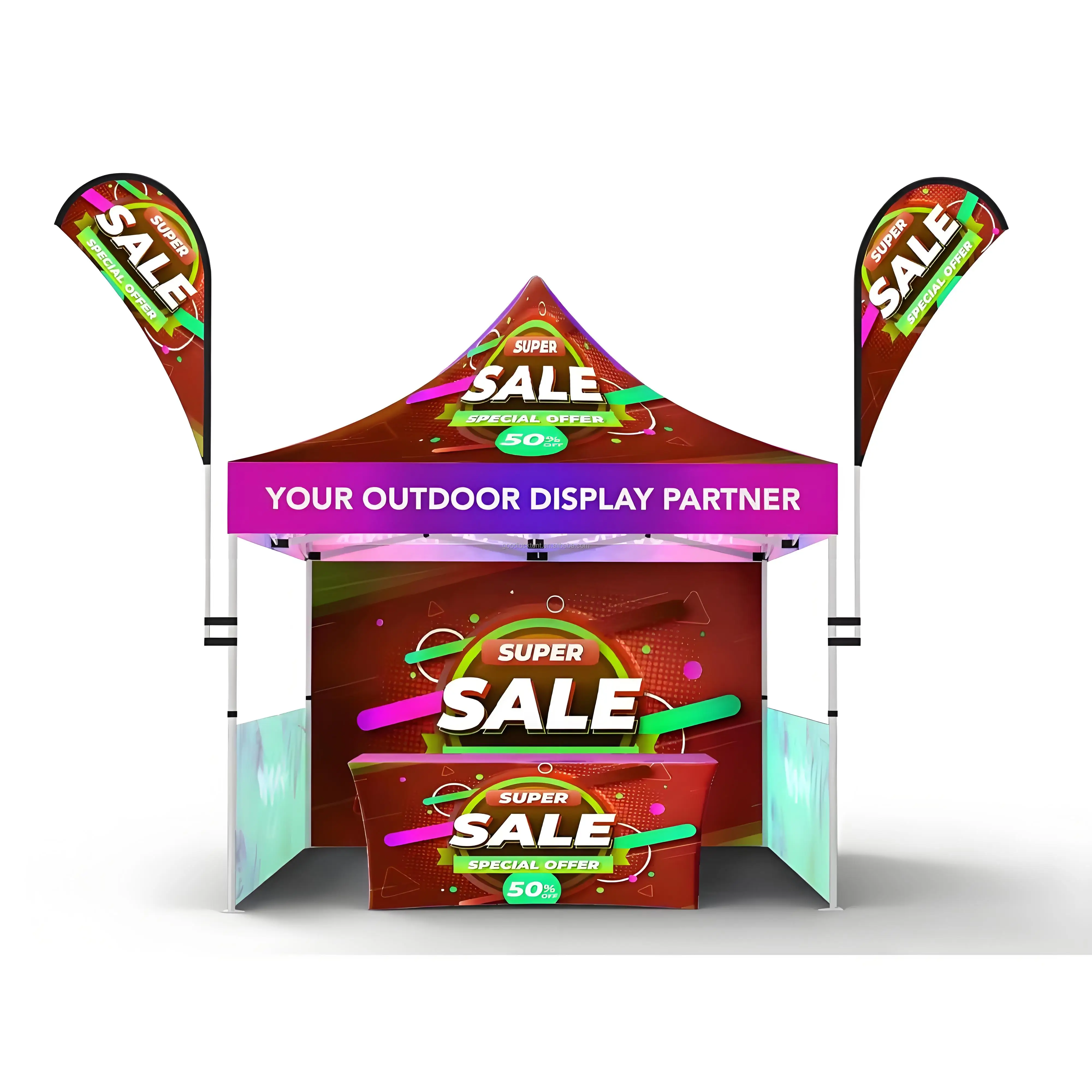 Goodluck easy folding tent pop up canopy tent 10x10 foldable canopy tent