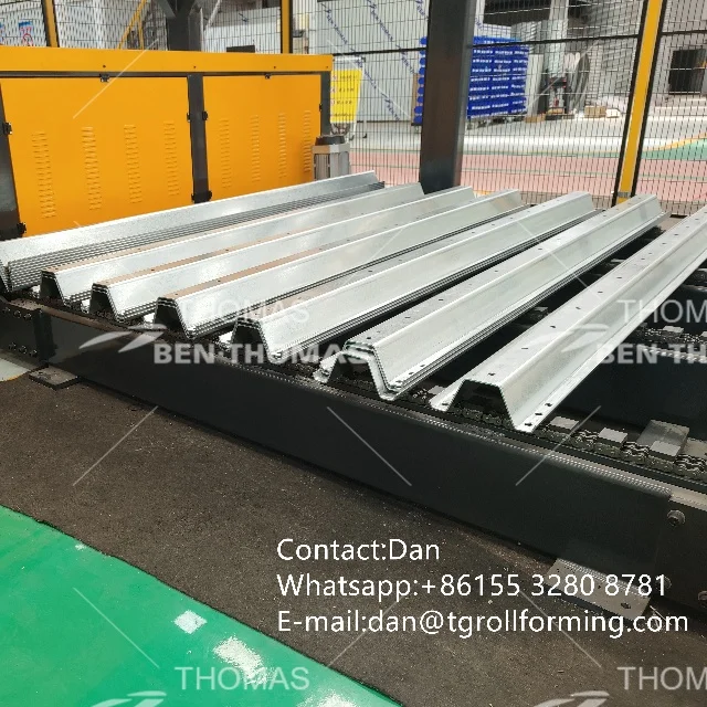 Labor saving silo stiffener production line| Highly Automatic degree grain silo upright roll forming machine