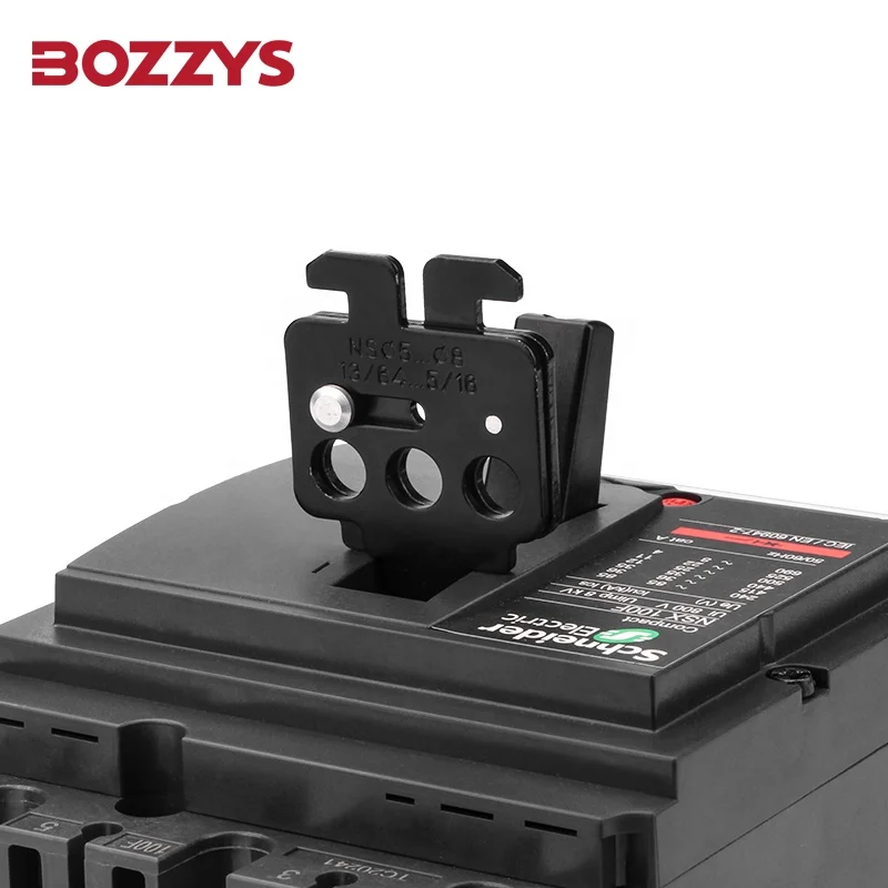 Removable Toggle Padlocking NSX Attachment Device for Circuit Breaker Lockout