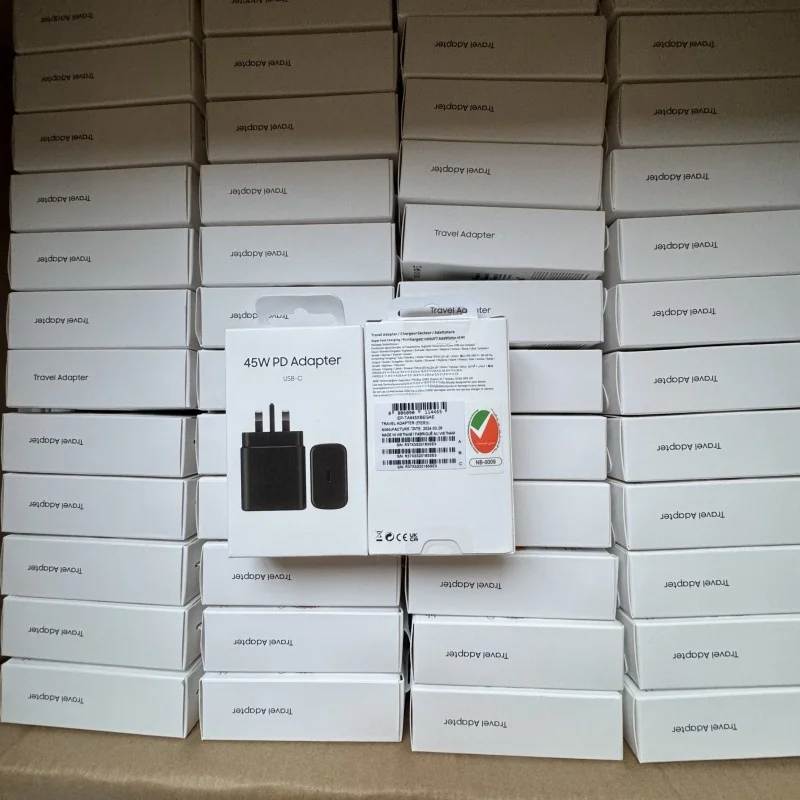 Factory TA845 cargador typo c power adapter 45W USB-C PD Adapter for Samsung S25+ S24+ S23 S22 note 10 note 20