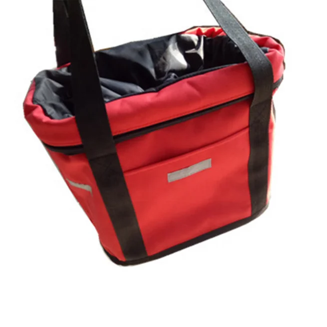 Custom Logo Durable Portable Pet Carrier Basket Bag Bike Front Basket