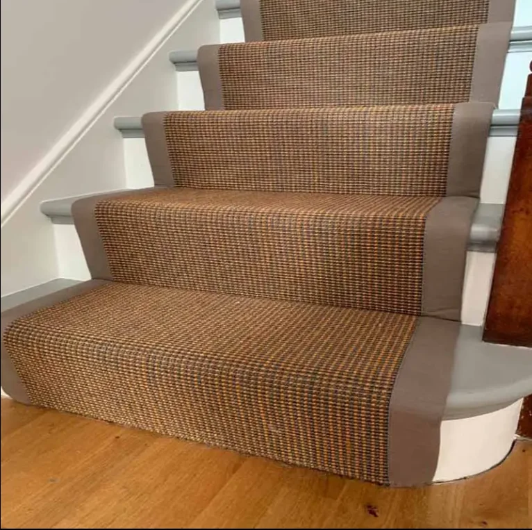 Modern Natural Sisal Stairs Carpet Custom Tufted Jacquard Rugs Home Living Room Dining Room Kids Room Office Christmas Prayer
