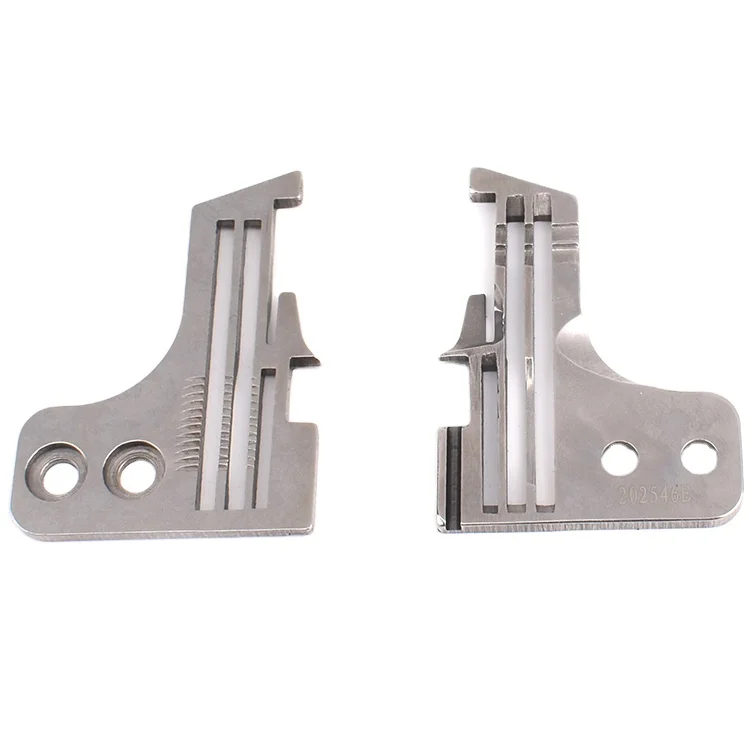 High quality Dongsung brand sewing machine parts needle plate for Pegasus M700 overlock sewing machine 202546E