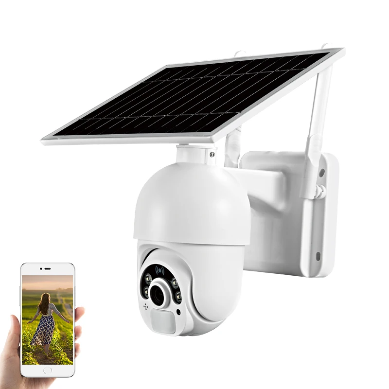 Vesafe wireless 4g ip security camera hd 1080p ptz security camera Tuya App outdoor waterproof dome camera with two-way voice