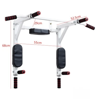 
Home body weight foldable arms power fitness exercise equipment wall detachable horizontal bar pull-up device 
