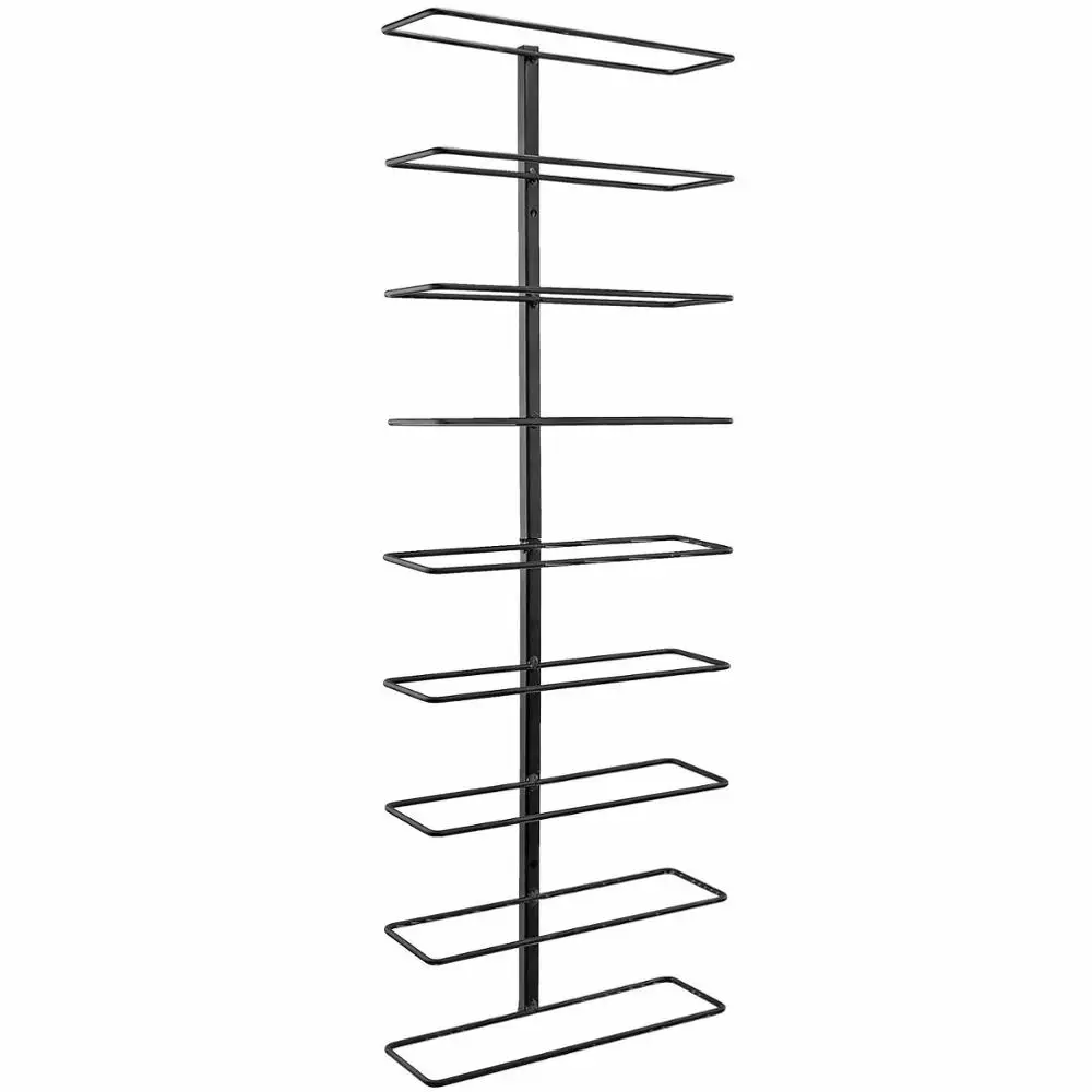 Wall Mount Wine Bottle Rack Holds Up To 9 Bottles Of Wine Champagne Storage Rack