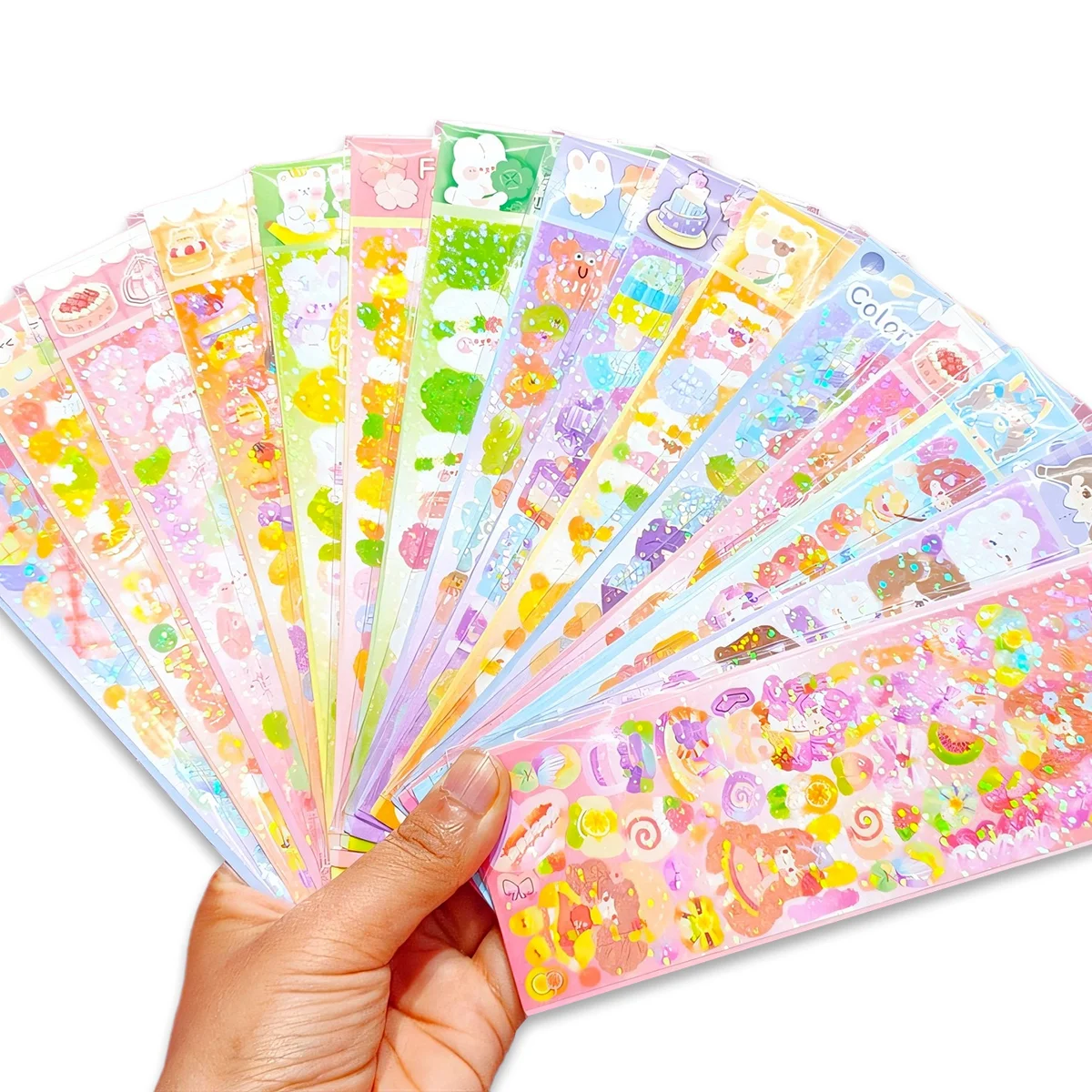 Custom Logo Advertising Promotion Sticker Sheet Vinyl Custom Kiss Cut Clean Stickers Sheet