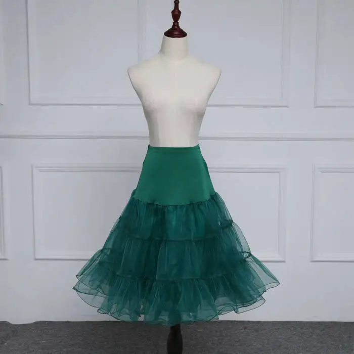 23 Colors Vintage Boneless Lolita Rock Ball Big Long Petticoat Girls