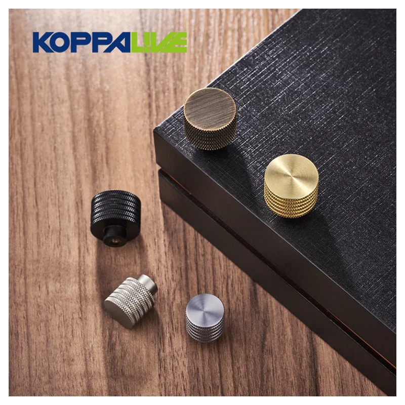 Koppalive роскошные ручки кухонного шкафа, матовые черные античные украшения, цельные латунные накатные ручки для комода