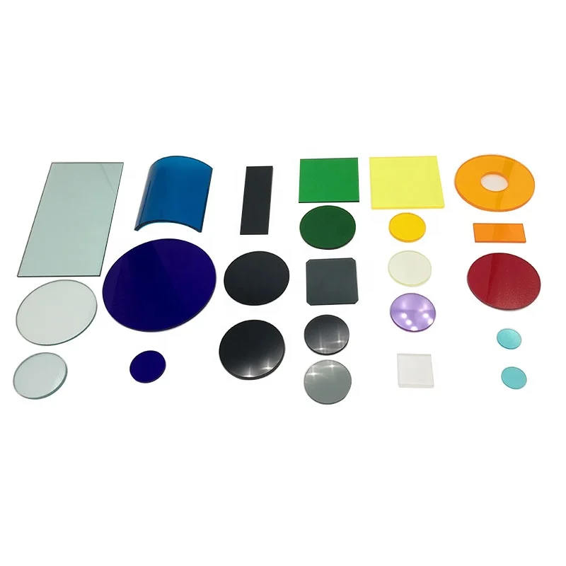 220*220*4mm 365nm UV Pass Filter Glass