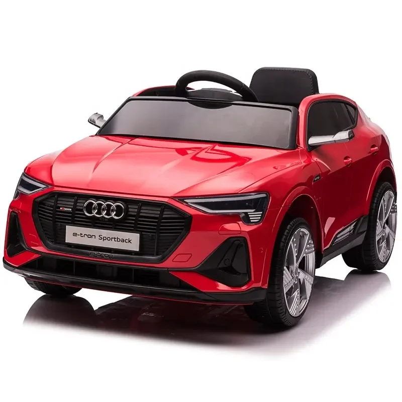 Новый лицензированный автомобиль e-tron для детей с дистанционным управлением на аккумуляторе 12 В