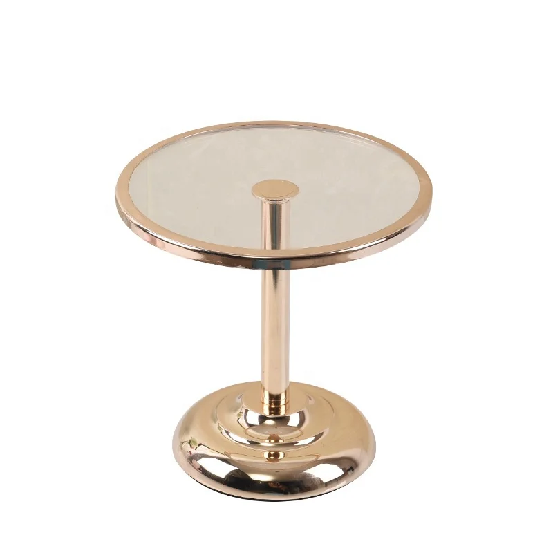 Nordic Minimalist Style Round Dessert Tray Hotel Restaurant Iron Metal  Wedding Gold 3 Tier Cake Stand