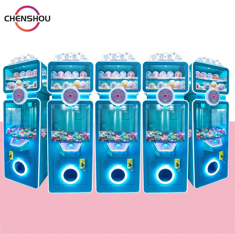 Coin Operated Capsule Toy Vending Machine Gashapon Prize Game for Kids