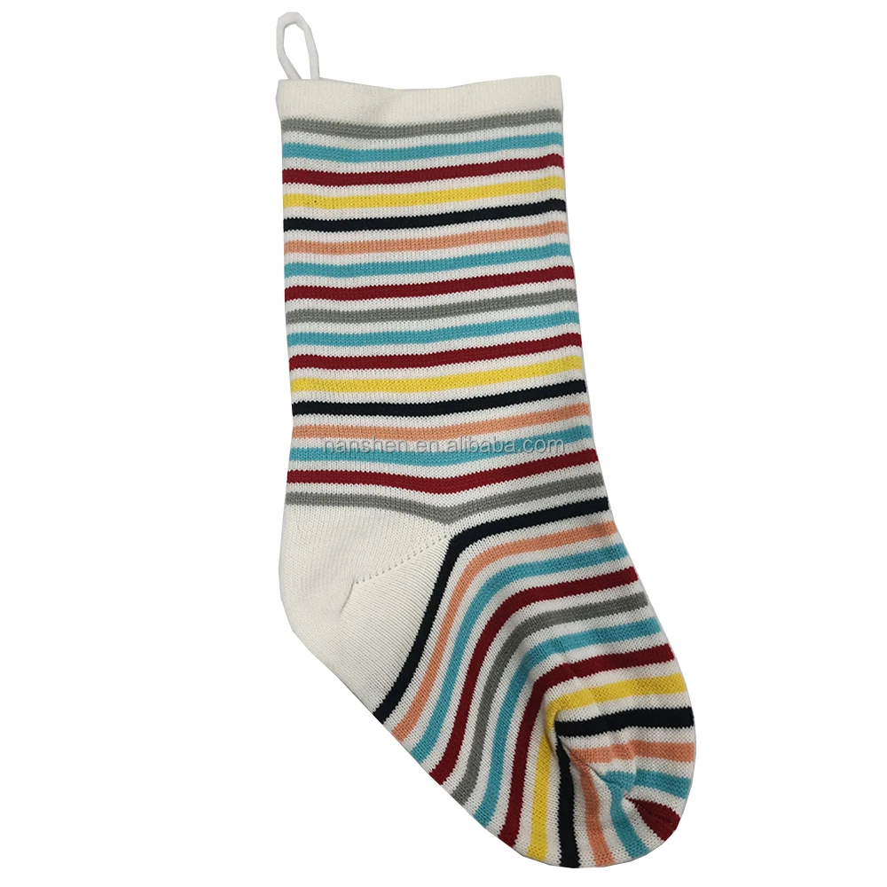 
Christmas Knit Knitted Luxury Stockings Knit Stockings for Xmas Decorations 