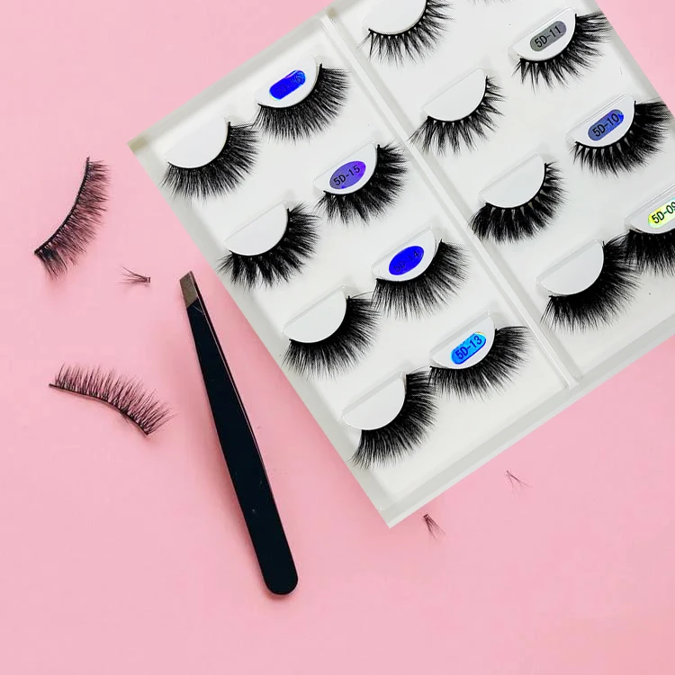 wholesale vendors 10 pairs ebranding 5 pair 3d eyelash extension supplies wispy false eyelashes bulk