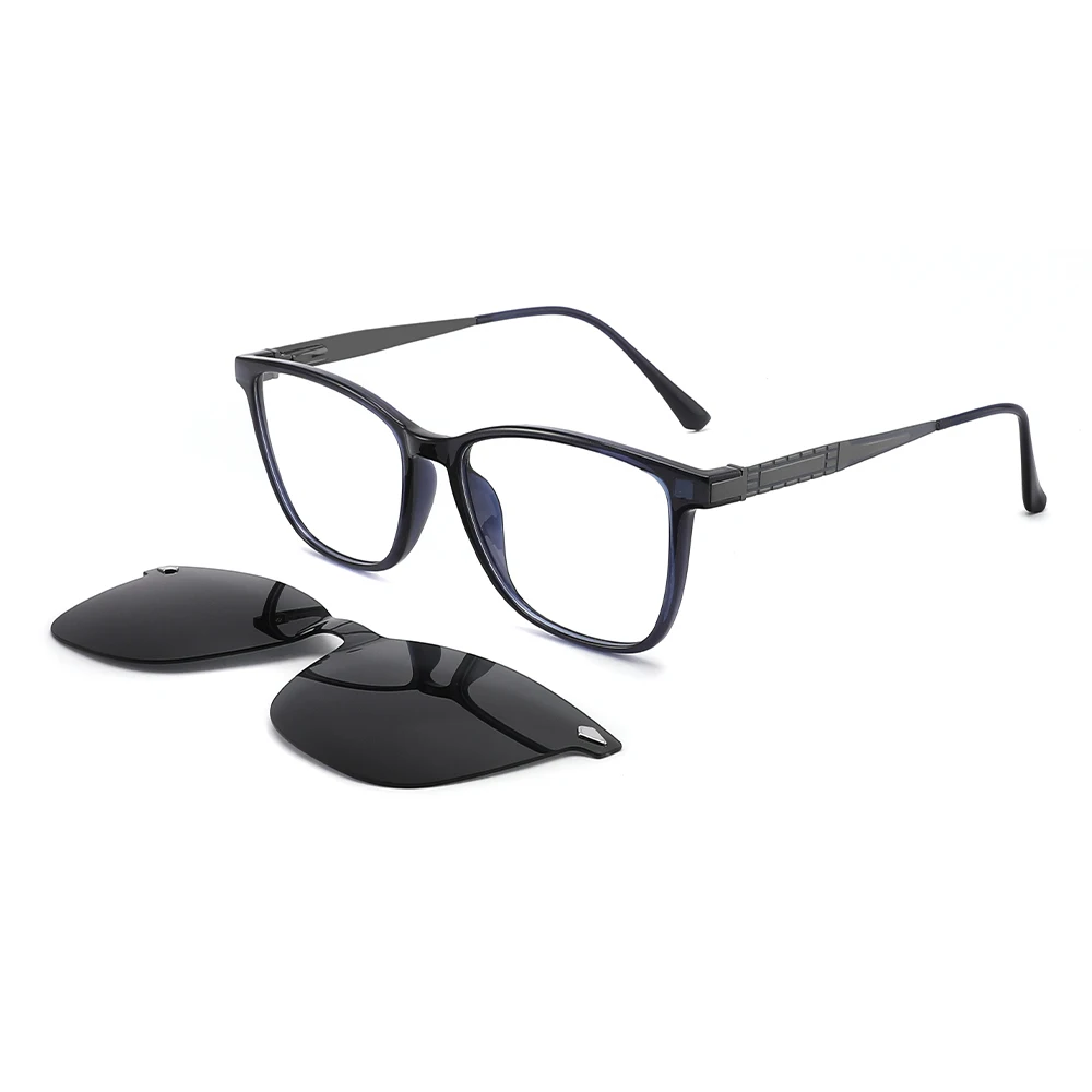 2022 new fashionable cat eye sunglasses men women tr90 frames with metal legs polarized magnetic clip on glasses sun glasses